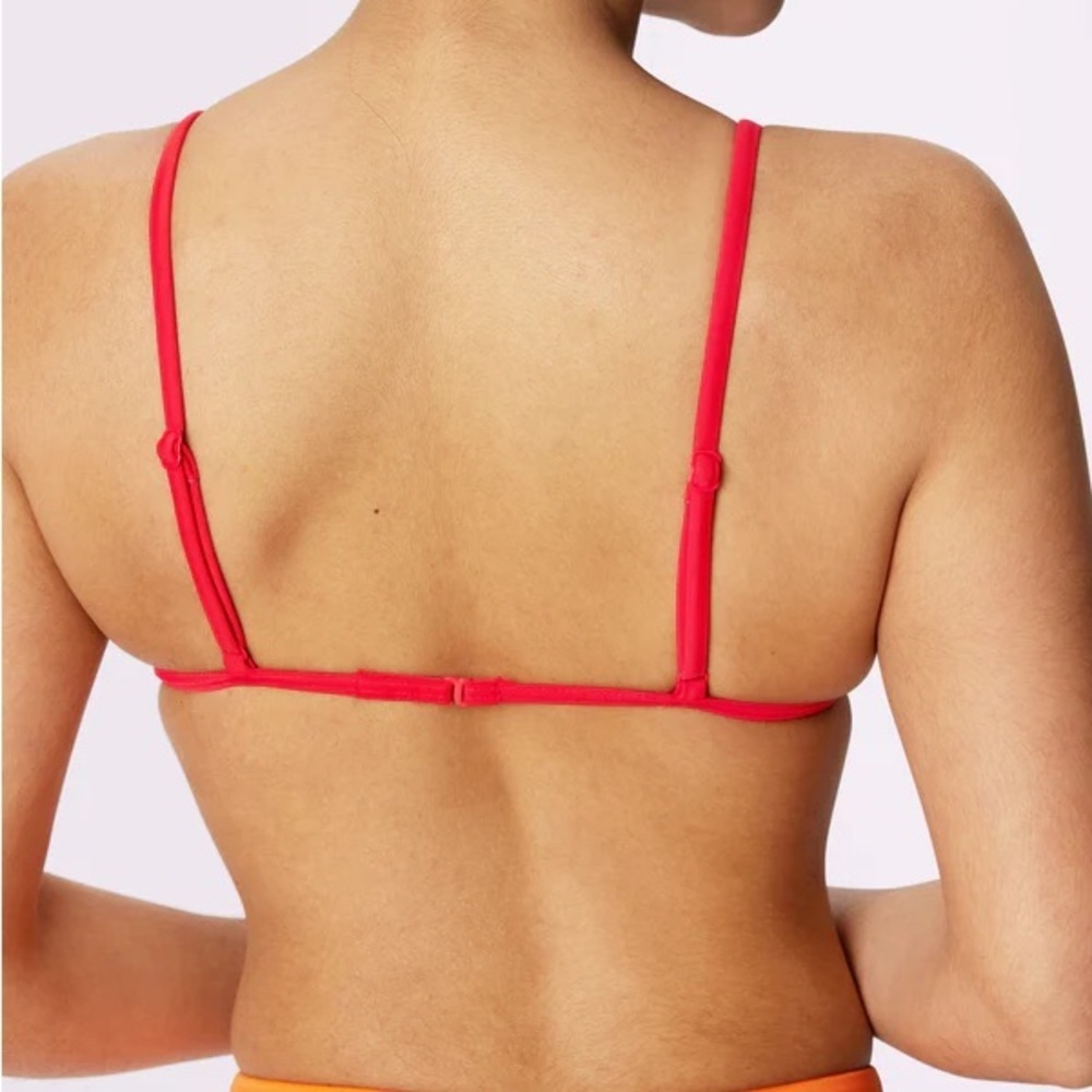 Parade Blue  Triangle Bikini Top - Picture 7 of 7